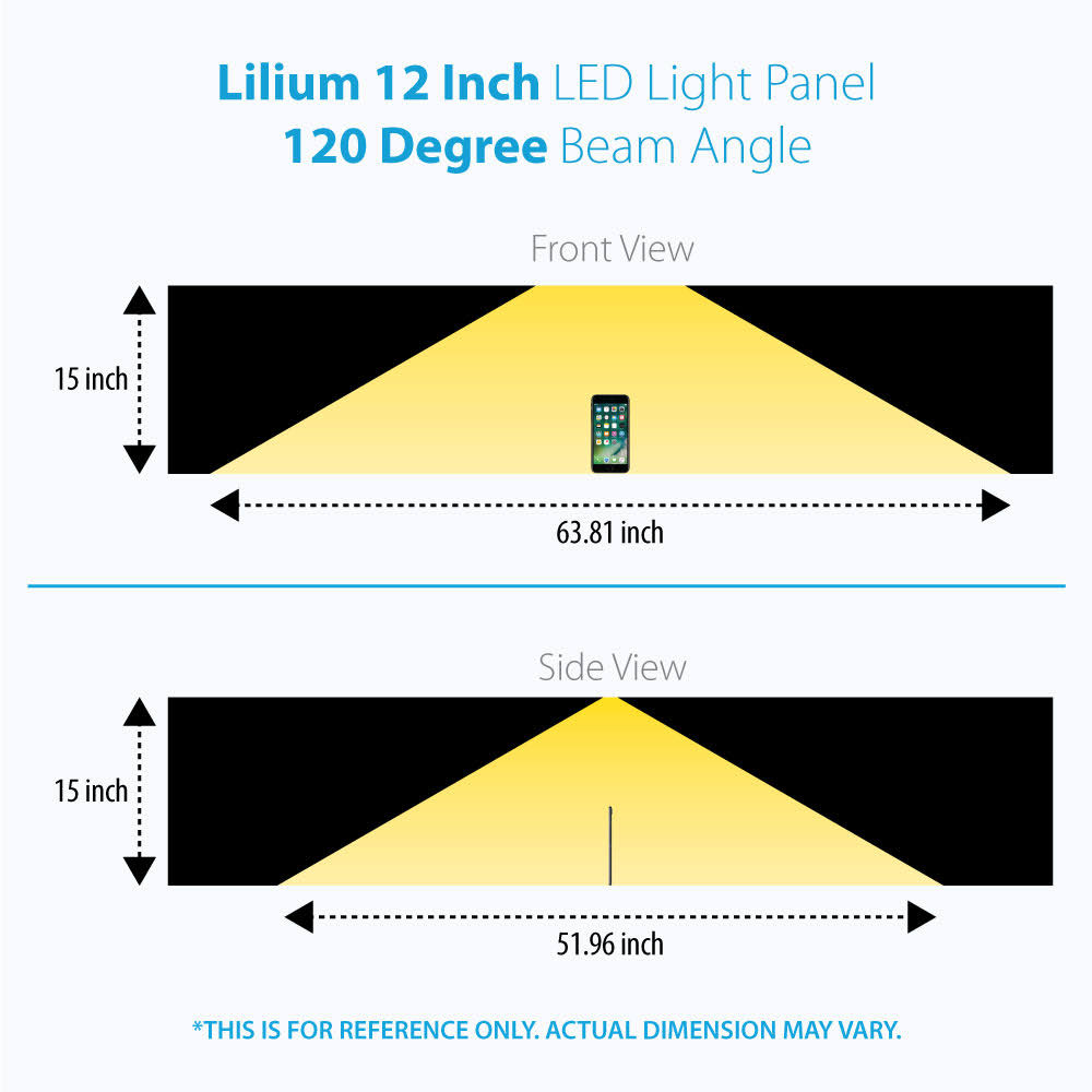12 inch Warm White Modular LED Under Cabinet Lighting 9 Panel O728279
