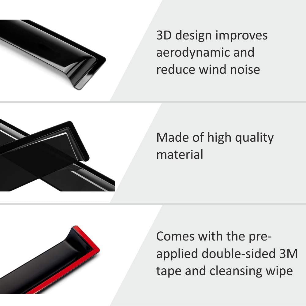 Window Deflectors 4 Pieces Z53526