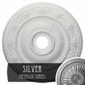 Hand-Painted Silver Ceiling Medallion K661493
