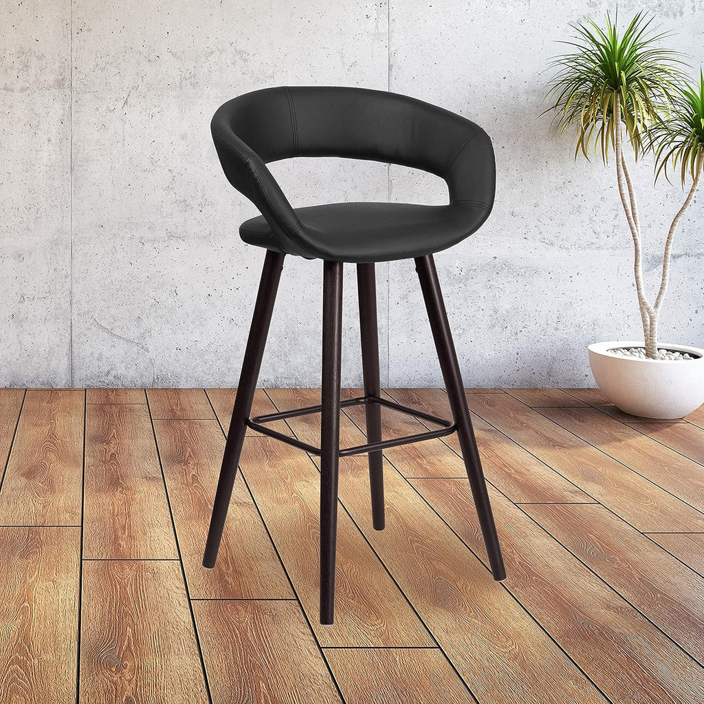 Cappuccino Wood Barstool U637835
