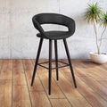 Cappuccino Wood Barstool U637835