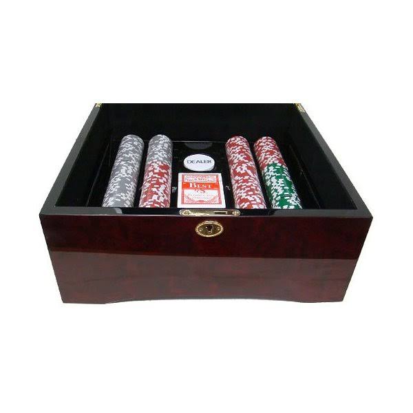 14g Poker Chip Set in Aluminum Carry Case V619