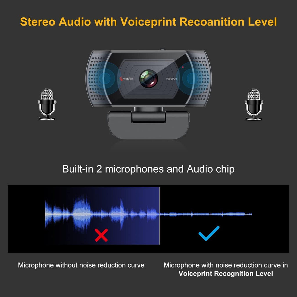 1080P USB Webcam with Microphone L2727