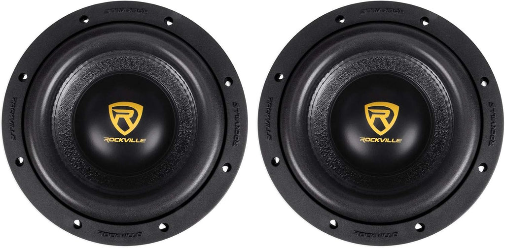 8" 2000 Watt Car Stereo Subwoofers Dual 2-Ohm CEA Subs E69117
