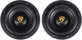 8" 2000 Watt Car Stereo Subwoofers Dual 2-Ohm CEA Subs E69117