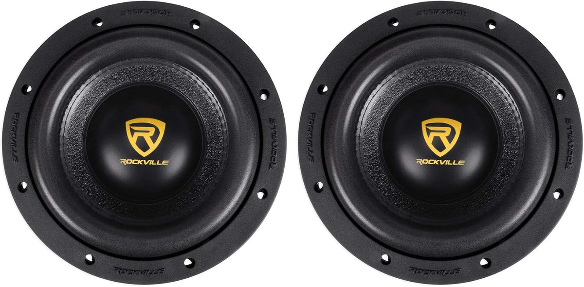8" 2000 Watt Car Stereo Subwoofers Dual 2-Ohm CEA Subs E69117