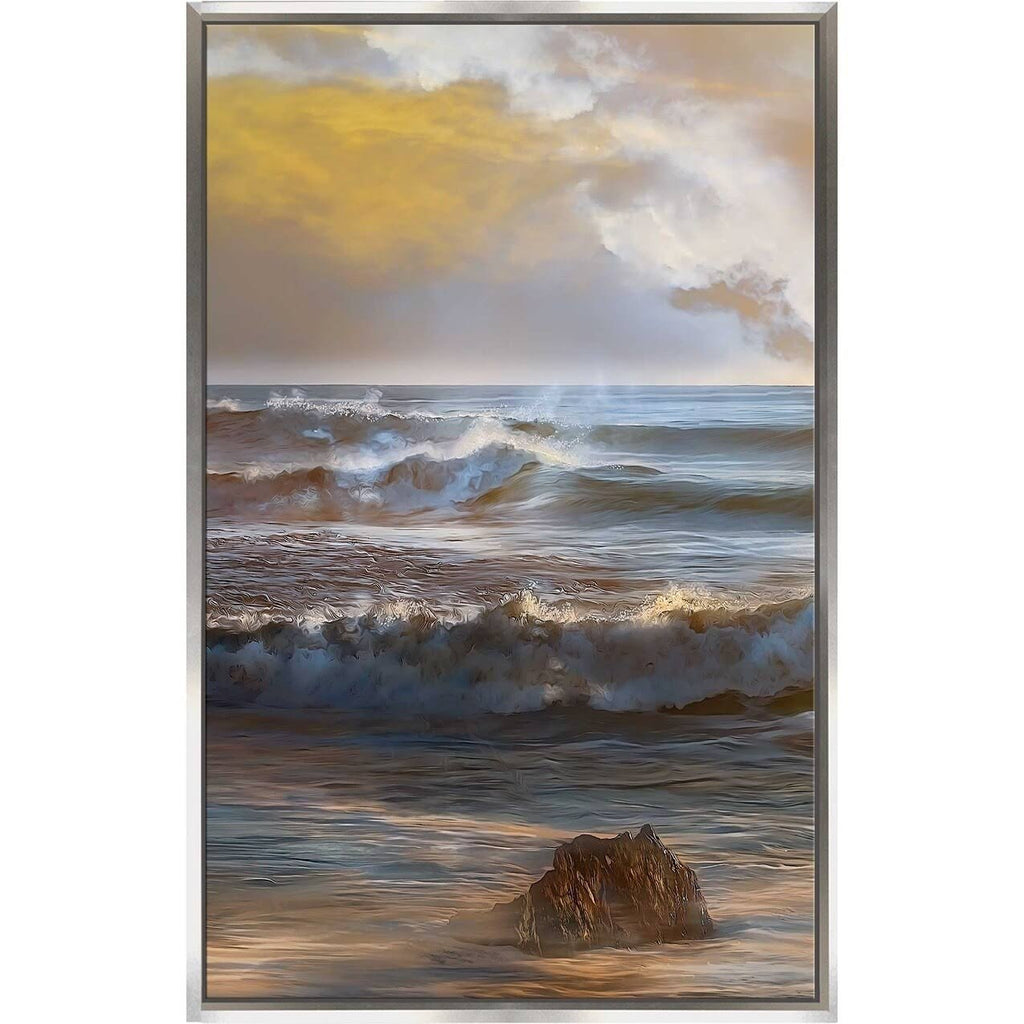 Blue Canvas in Floating Frame A319