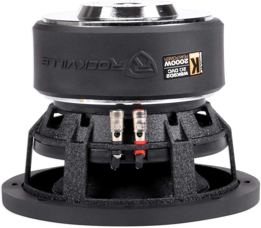 8" 2000 Watt Car Stereo Subwoofers Dual 2-Ohm CEA Subs E69117