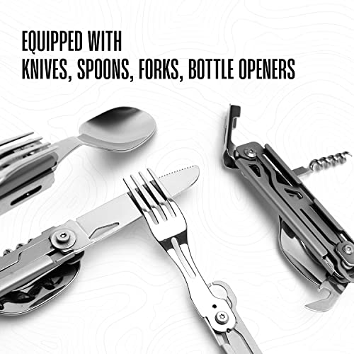 10 In 1 Stainless Steel Pocket Hatchet Multi tool With Sheath R63599