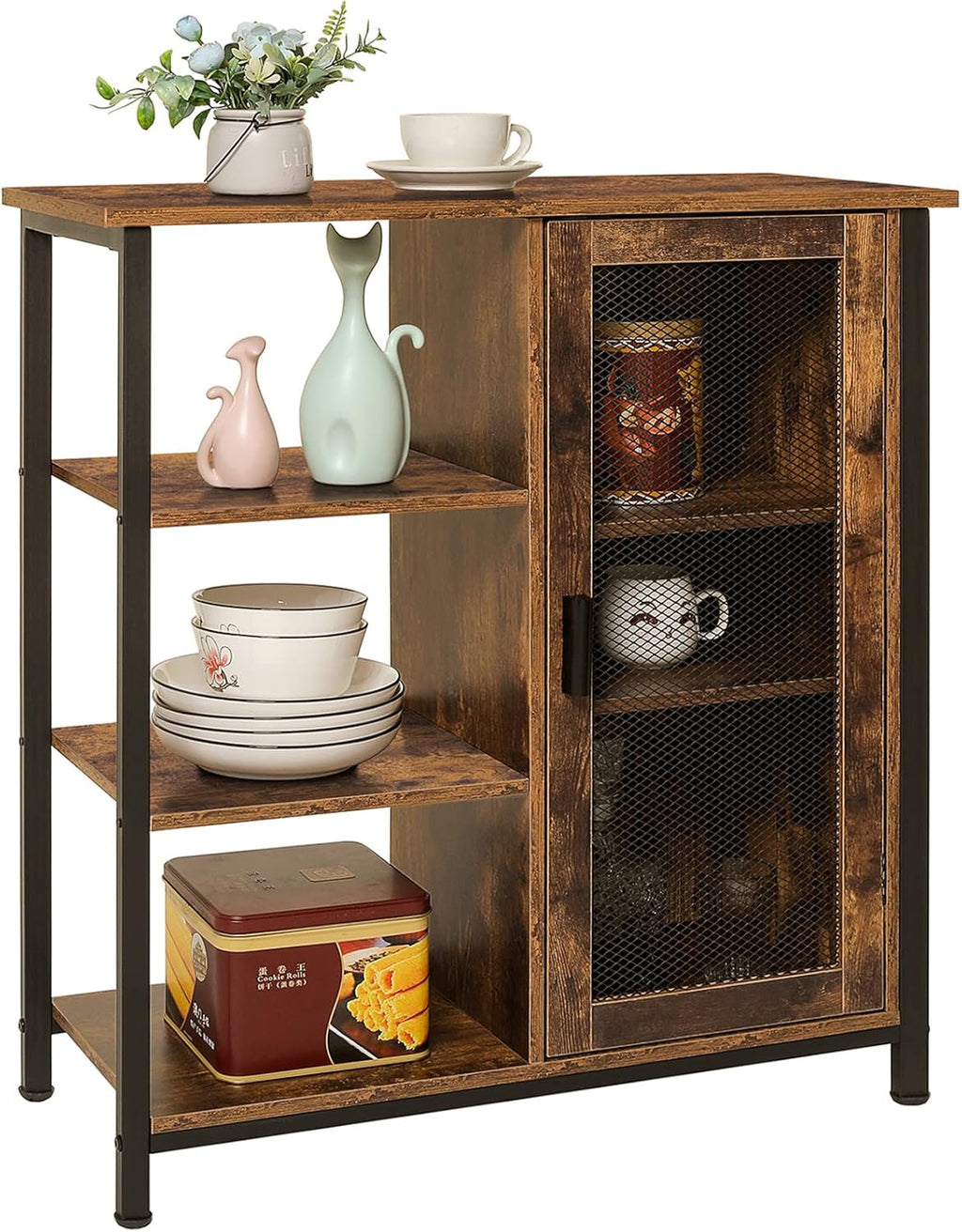 Storage Cabinet with Shelves and Door P846