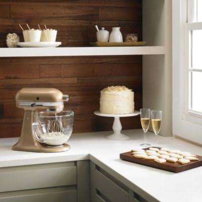Electric Blue 5 Quart Stand Mixer with Glass Bowl L145
