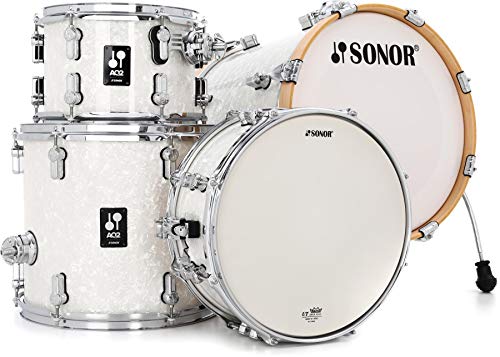 4-Piece Shell Pack with Snare White Marine Pearl C53047