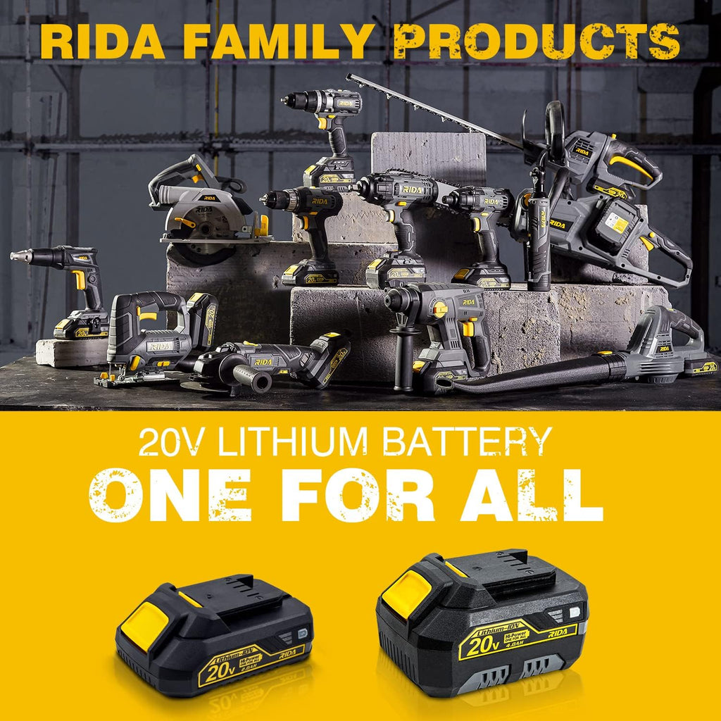 20V Cordless Electric Power Drill Set with 2.0AH Li-Battery Q82120