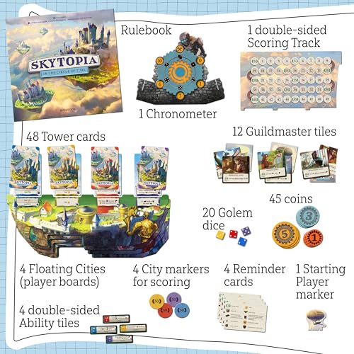 Family Board Game for 2 to 4 Players Ages 8+ W5279
