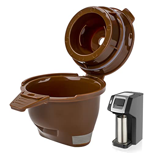 Single Serve Ground Coffee Brew Basket Replacement Parts Reusable Coffee Filter Brown (1 Pack) K65028