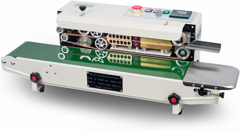 Continuous Sealing Machine Automatic Band Sealer with Digital Thermostat for Plastic Poly Bag Film 110V M720