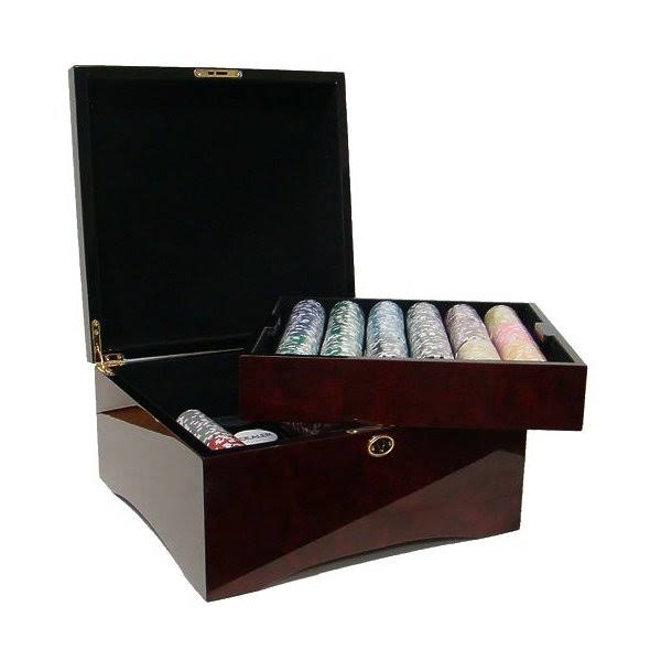 14g Poker Chip Set in Aluminum Carry Case V619