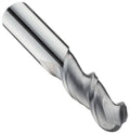 1/2" 2 Flute Solid Carbide Ball End Mill TiCN Finish F19738