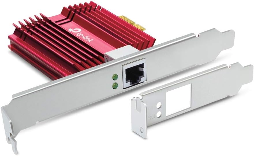 10 Gigabit PCIe Ethernet Network Adapter with CAT6A Cable X808