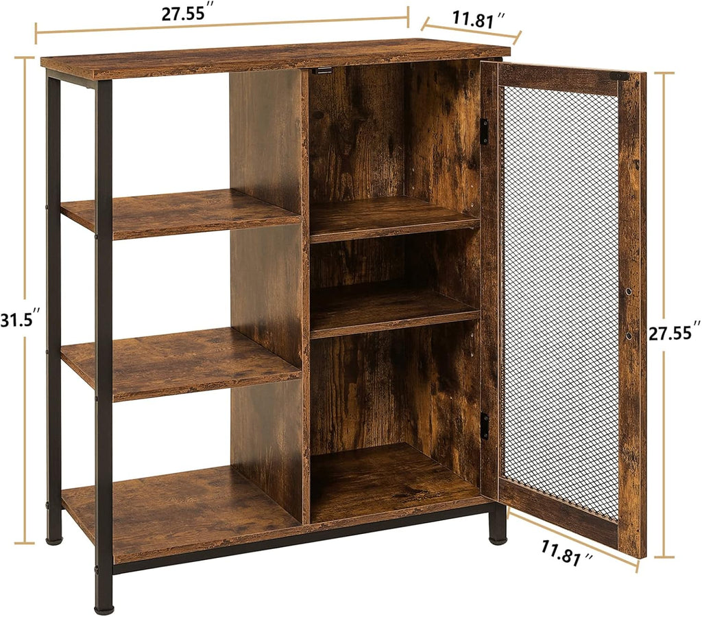 Storage Cabinet with Shelves and Door P846