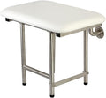 Brushed Stainless Steel Wall Mount Folded Shower Seat L240363