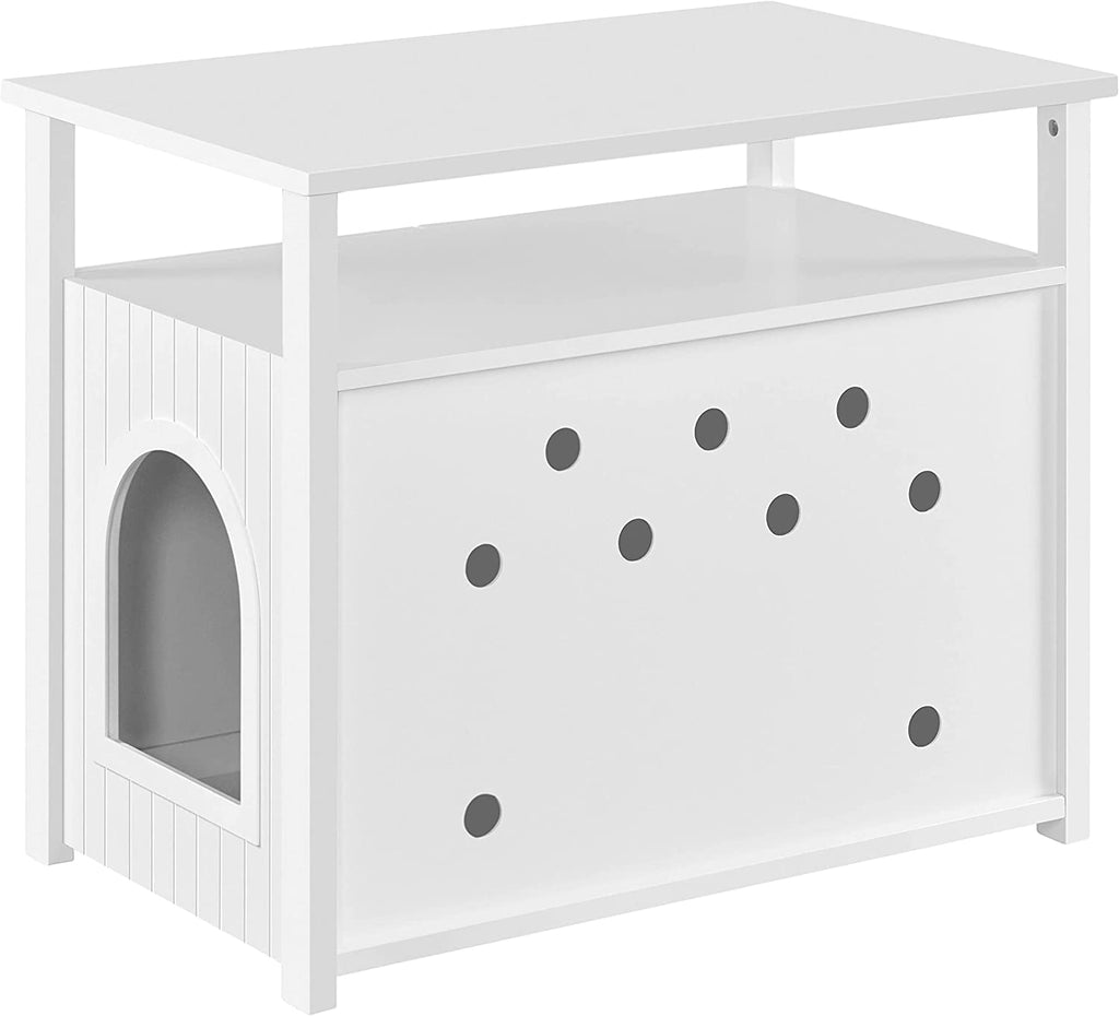 Cat Litter Box Enclosure with Storage Shelf C60496
