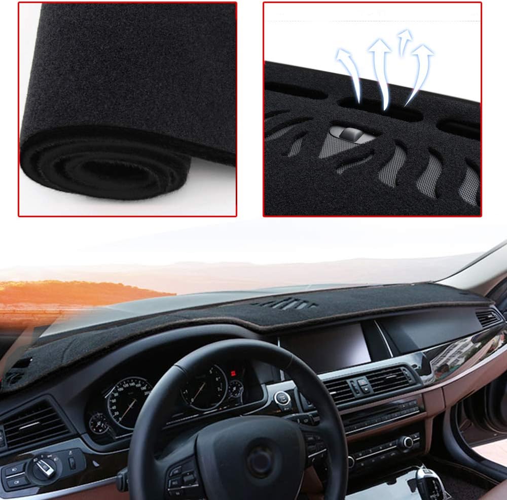 Black Carpet Dashboard Cover Protector S925084