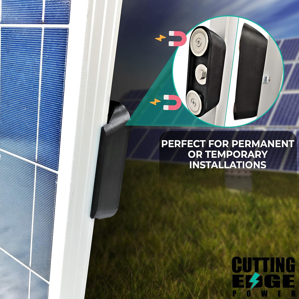 Magnetic Solar Panel Mount Bracket, 4 Pack S155574