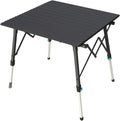 Height Adjustable Aluminum Folding Camping Table with Carry Bag H13745