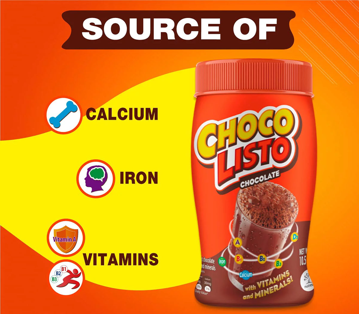 10.5 Oz Pack Of 4 Chocolate Powder Drink Mix K6494