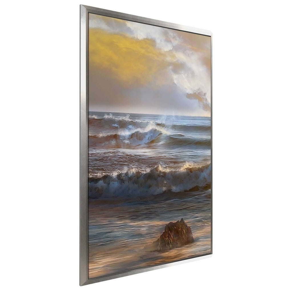 Blue Canvas in Floating Frame A319