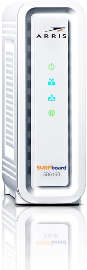 White 32x8 DOCSIS 3.0 Cable Modem G255