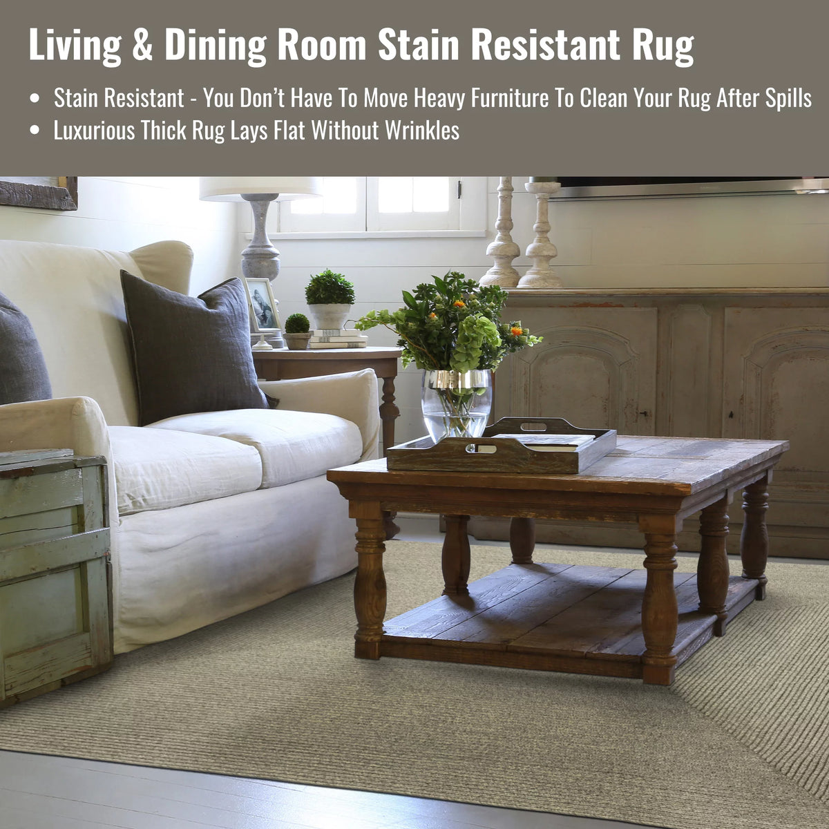 Gray Reversible Braided Rug 4x6 Feet K585593