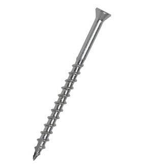 8 x 3 inch Trim Head Deck Screw 316 Stainless T-17 PT 1200 Q512