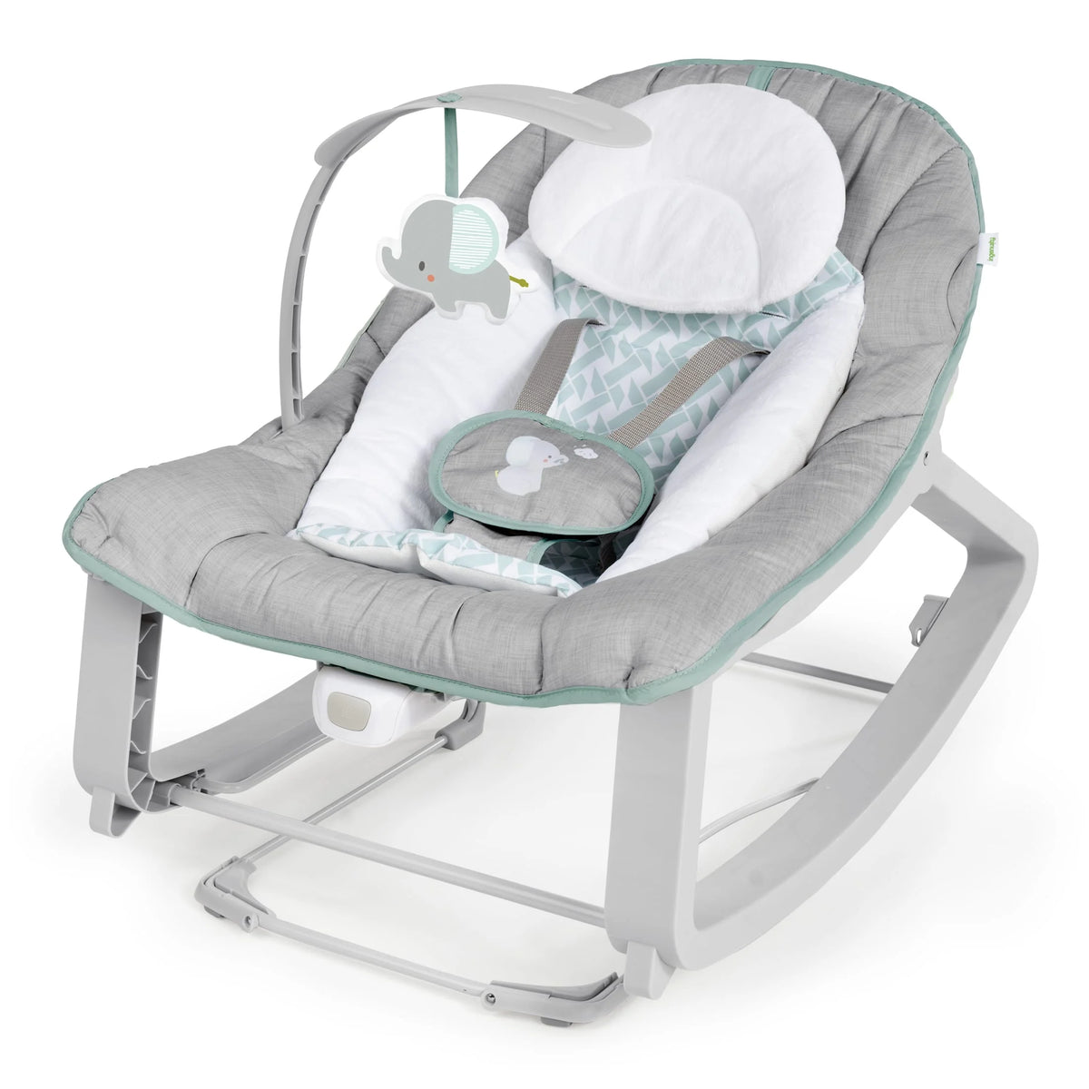 Gray 3-in-1 Baby Bouncer and Rocker Chair J699
