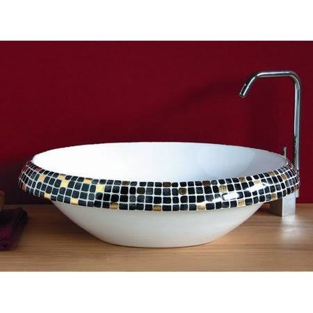 Ceramic Circular Vessel Bathroom Sink G91403