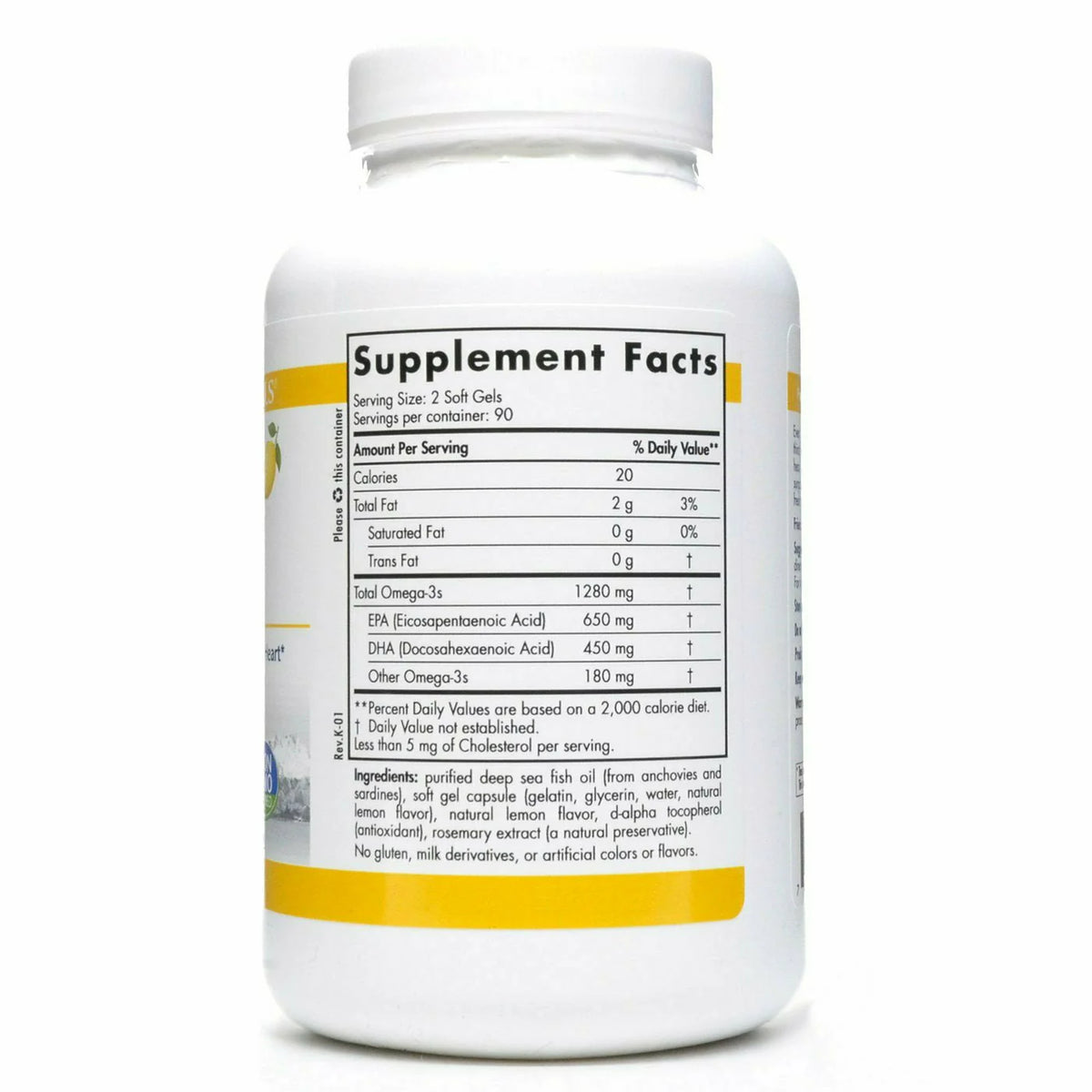 Lemon 650 EPA/450 DHA F8375