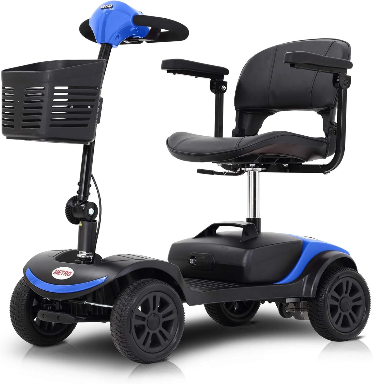 Blue 4 Wheel Folding Mobility Scooter C539