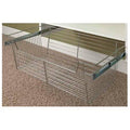 Chrome Closet Organizer Basket, 24 inch x 11 inch S816