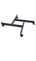 Black 4-Way Grid Base with Casters L5968