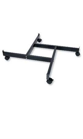 Black 4-Way Grid Base with Casters L5968