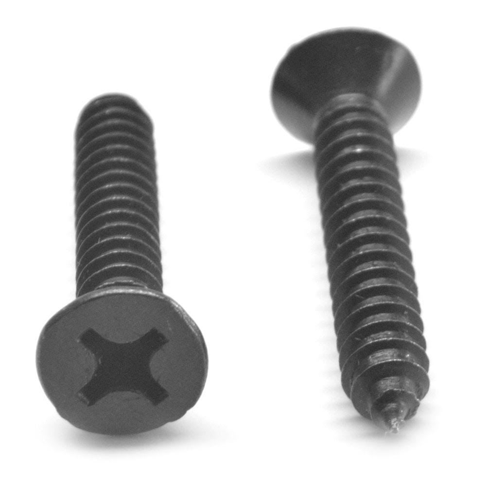 Black Zinc Plated Low Carbon Steel Sheet Metal Screw O18913