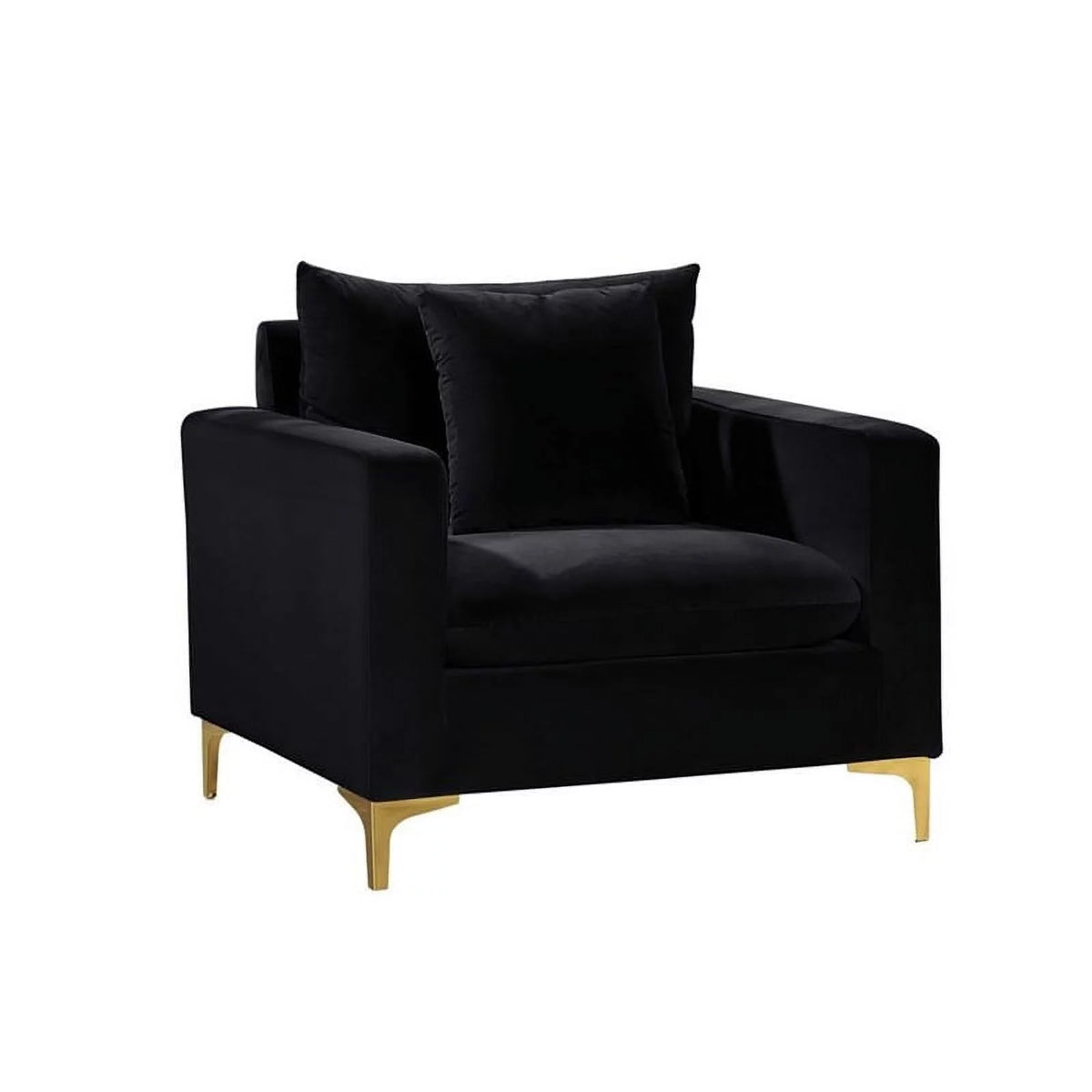 Velvet Accent Chair and Loveseat O655