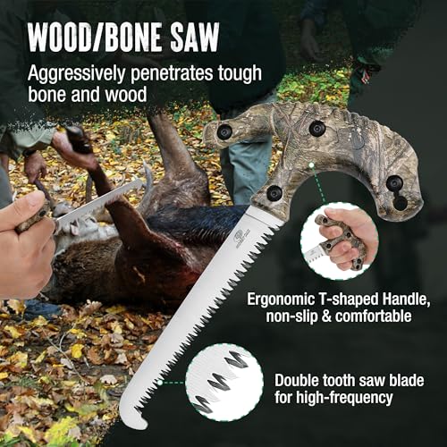 4 Pcs Hunting Knife Set with Portable Sheath N817286