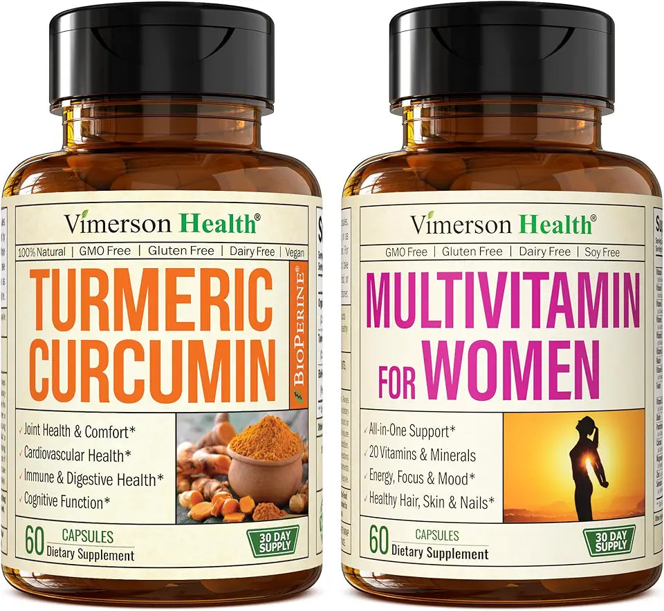 Turmeric Curcumin with Black Pepper Extract & Multivitamin E23442