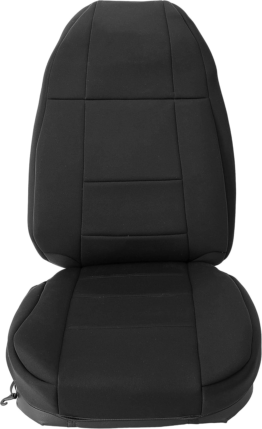 Black Cloth Front and Rear Seat Covers Set O3192