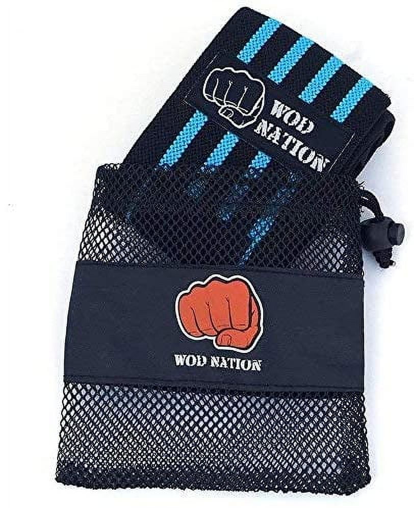Black Set of 2 Weightlifting Wrist Wraps N35031