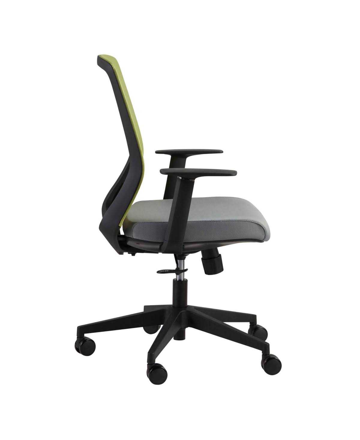 Orange Office Chair with Adjustable Arms N70013