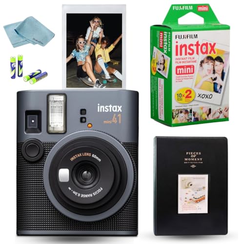 Instant Film Camera Bundle with Mini Film, Photo Album & Batteries S126