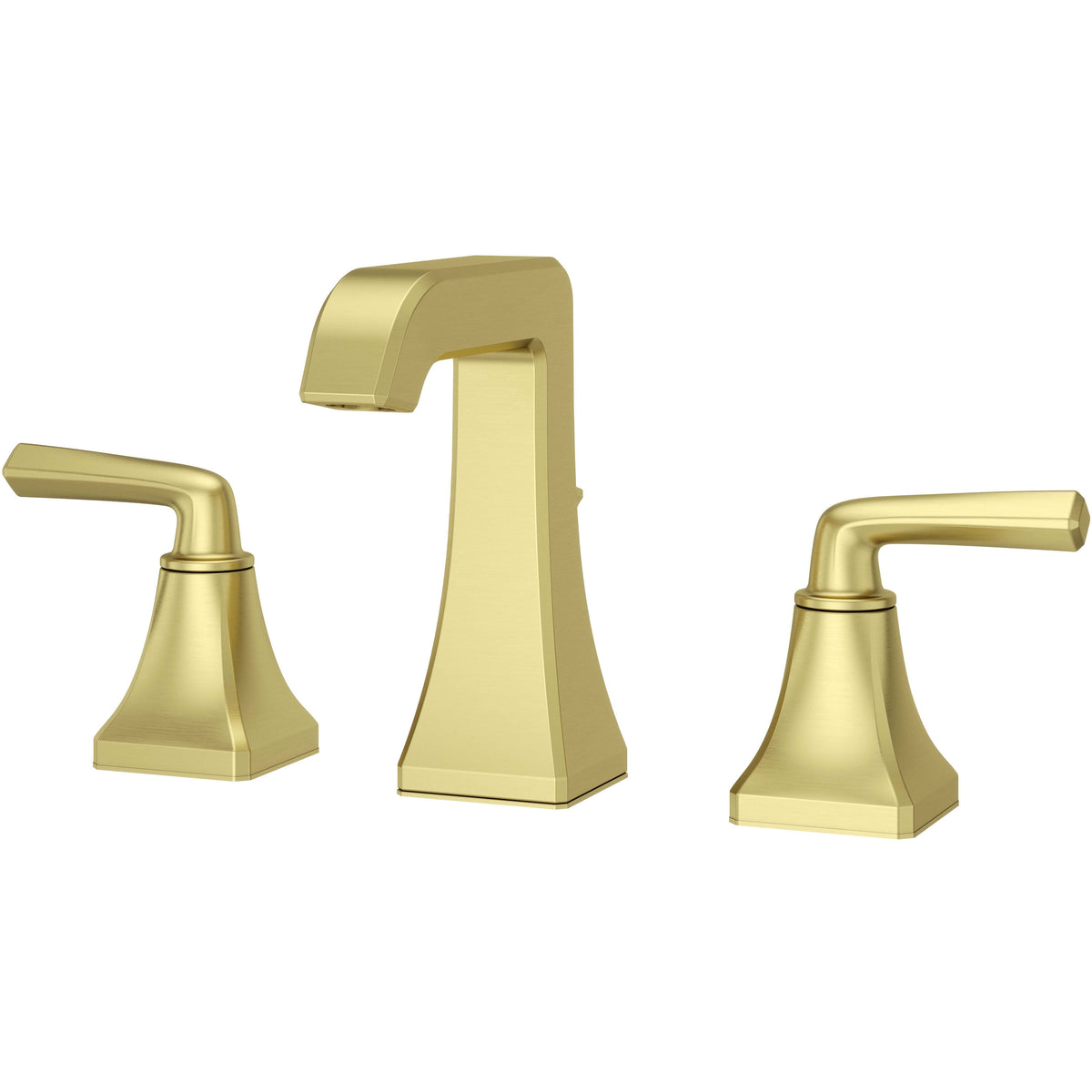 Brushed Gold Widespread Bathroom Faucet X195